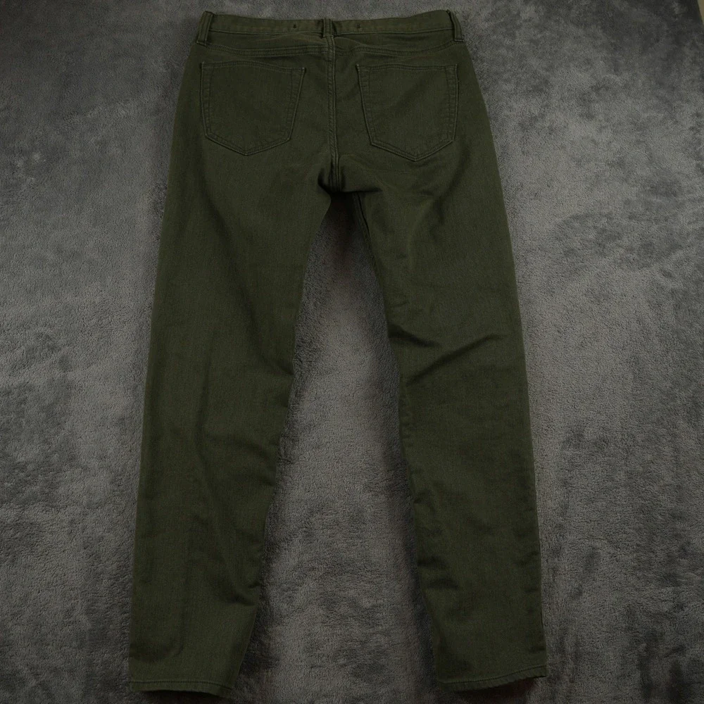 Banana Republic Travel Jean Mens 32x29 Aspen Olive Heather Slim‎ Fit Stretch